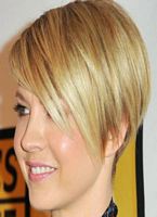  fryzury krótkie włosy blond,  obszerna galeria  ze zdjęciami fryzur dla kobiet w serwisie z numerem  72